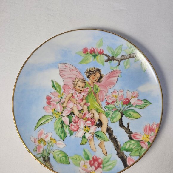 Villeroy And Boch The Apple Blossom Fairy Porcelain Plate 6th Issue Germany - Picture 5 of 9